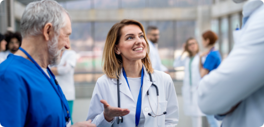 Locum tenens providers talking