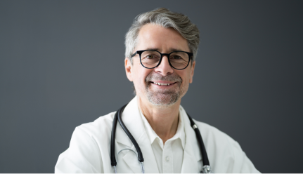 Locum tenens nurse practitioner smiling