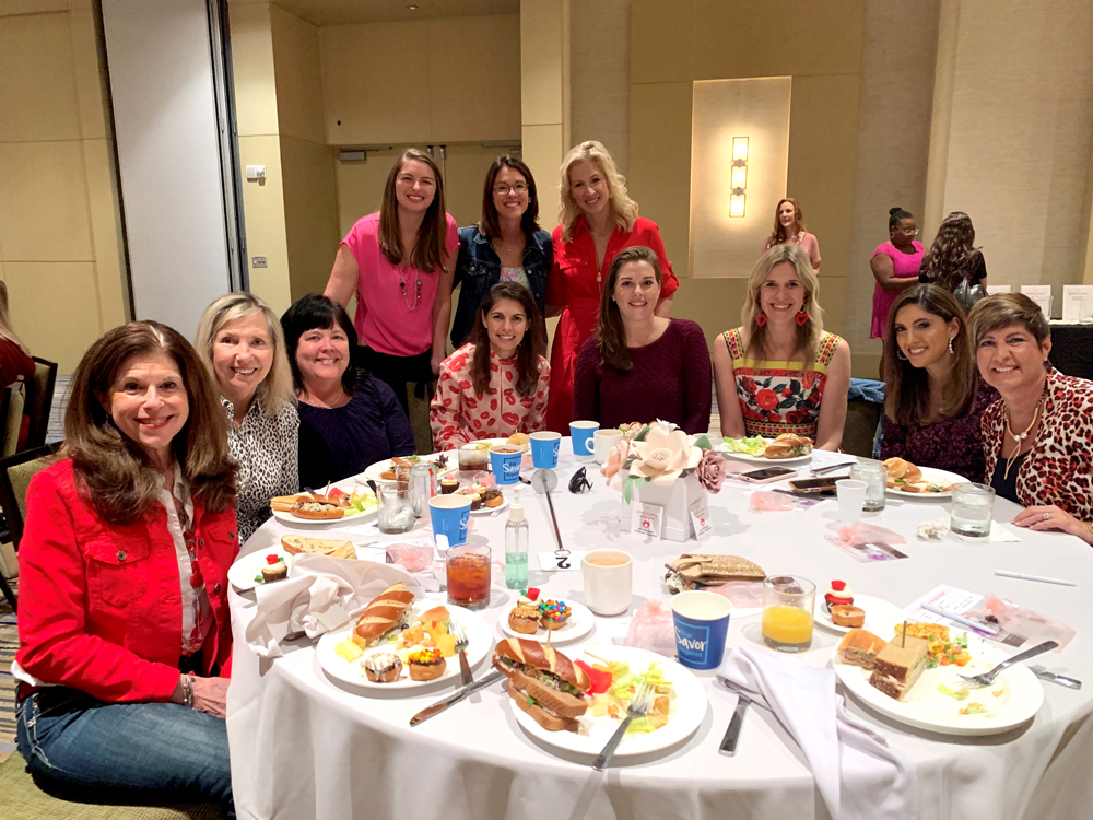 Hayes Locums employees attending 4KIDS Galentine Brunch