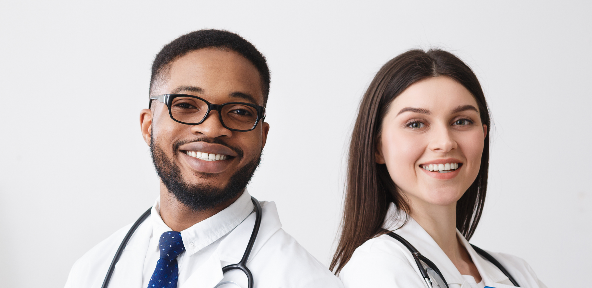 Two early career physicians